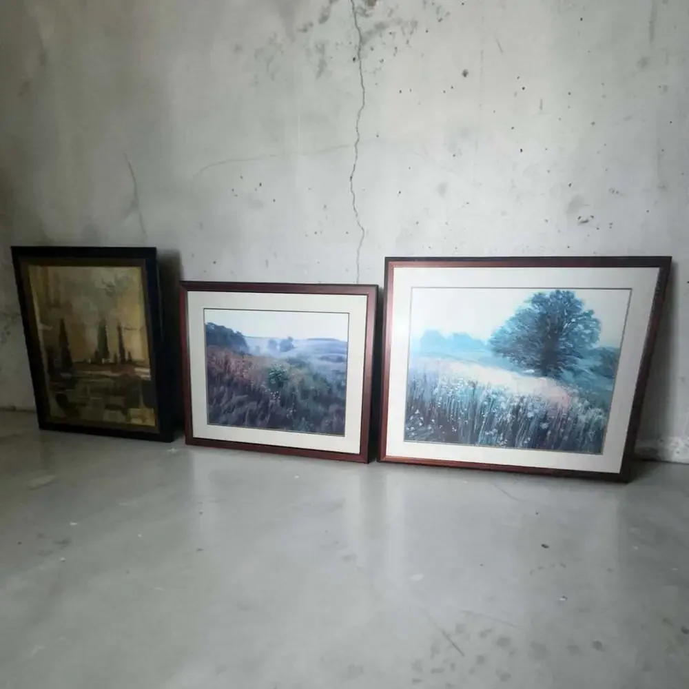 Collection of Assorted Decorative Framed Art Prints and Photo Frames